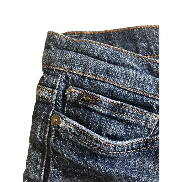Joe's Jeans Womens Dark Wash Designer Straight Leg Jeans Size 26 Low Rise Casual - Picture 3 of 5